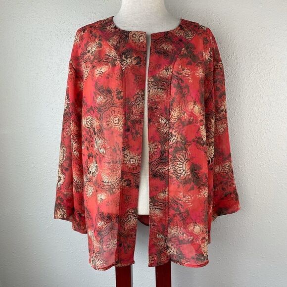 Wear It Sheer Blouse Too Size 1 EUC - Picture 1 of 7